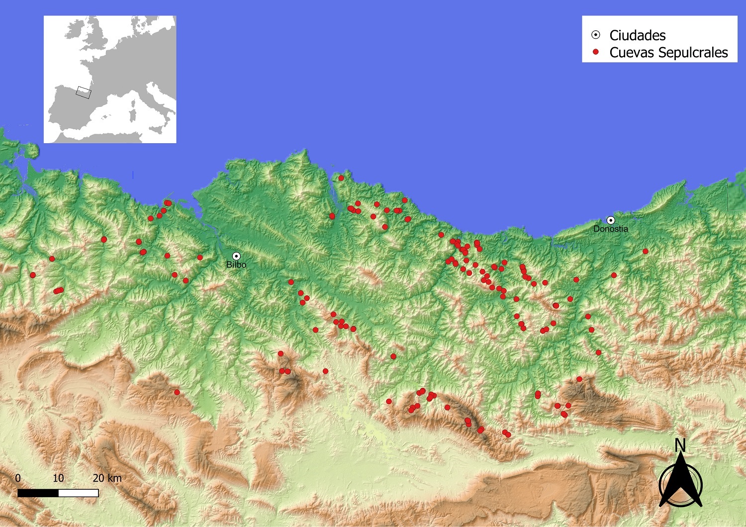 Mapa Todas las Cuevas 